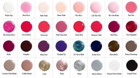 orly nail polish shades|orly gelfx color chart.